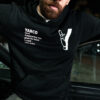 Hoodie in black - The yarco definition.
