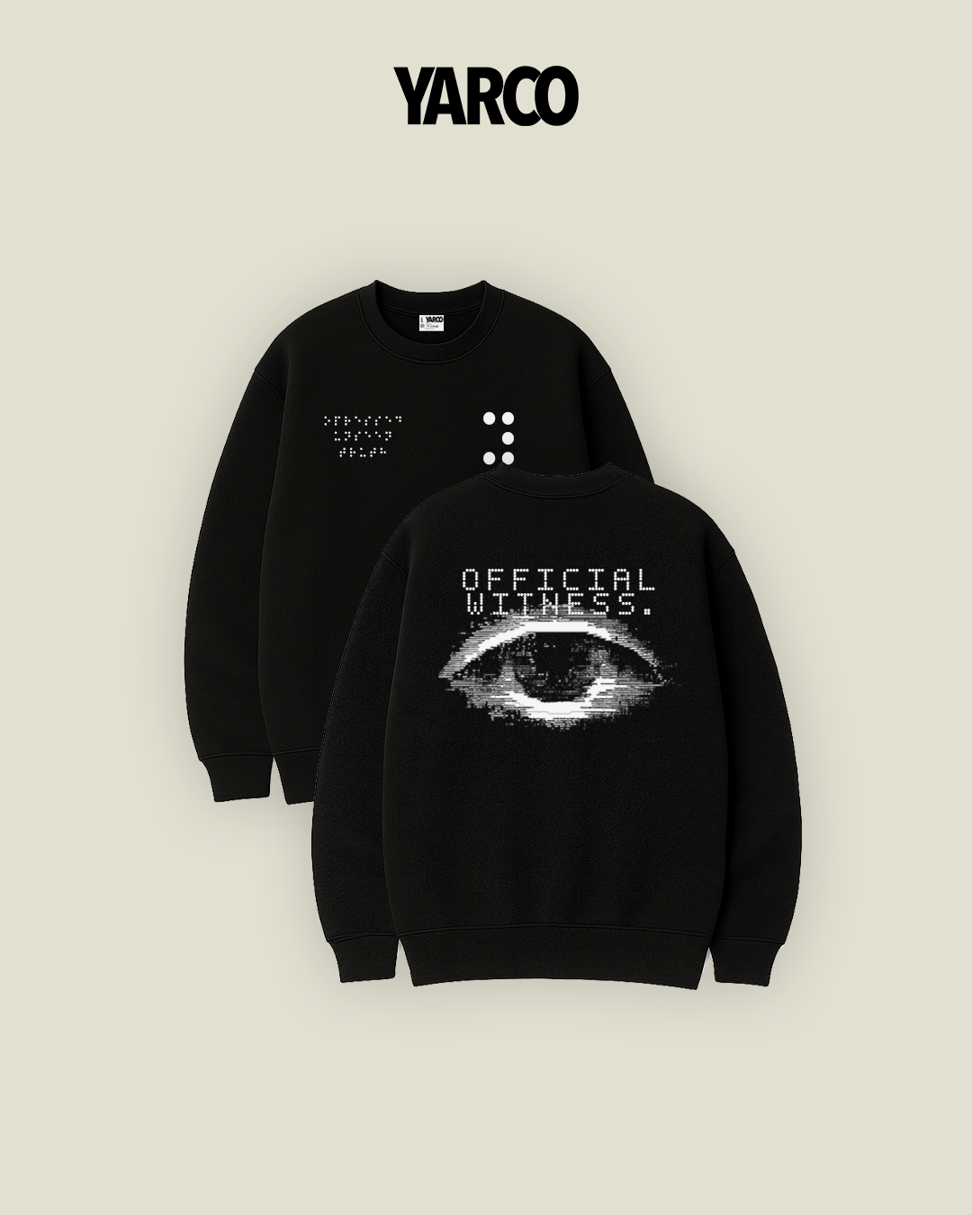 Oversized Sweatshirt – Official Witness - Image 2